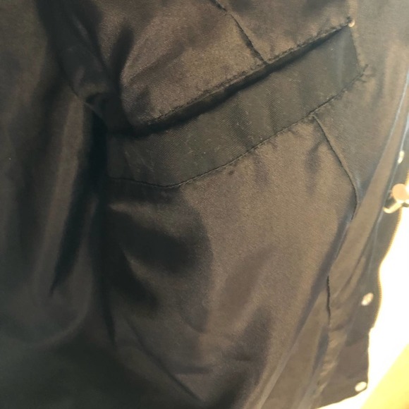 Lands’ End Navy Blue Light Rain Jacket Coat Women's Size Small - Picture 5 of 7